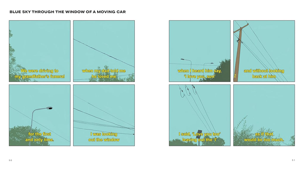 Blue Sky Through the Window of a Moving Car (Signed copy)
