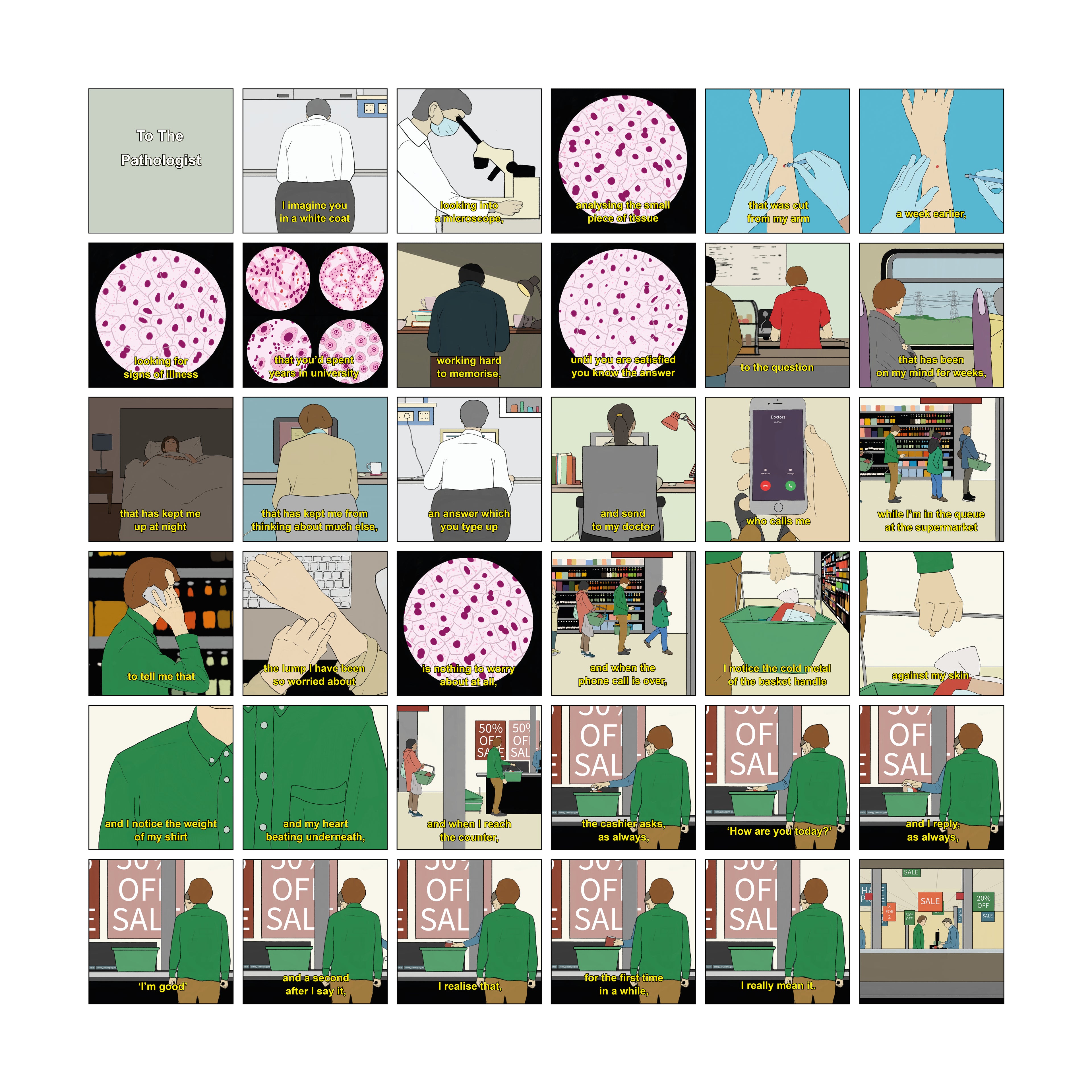 'To the Pathologist' print