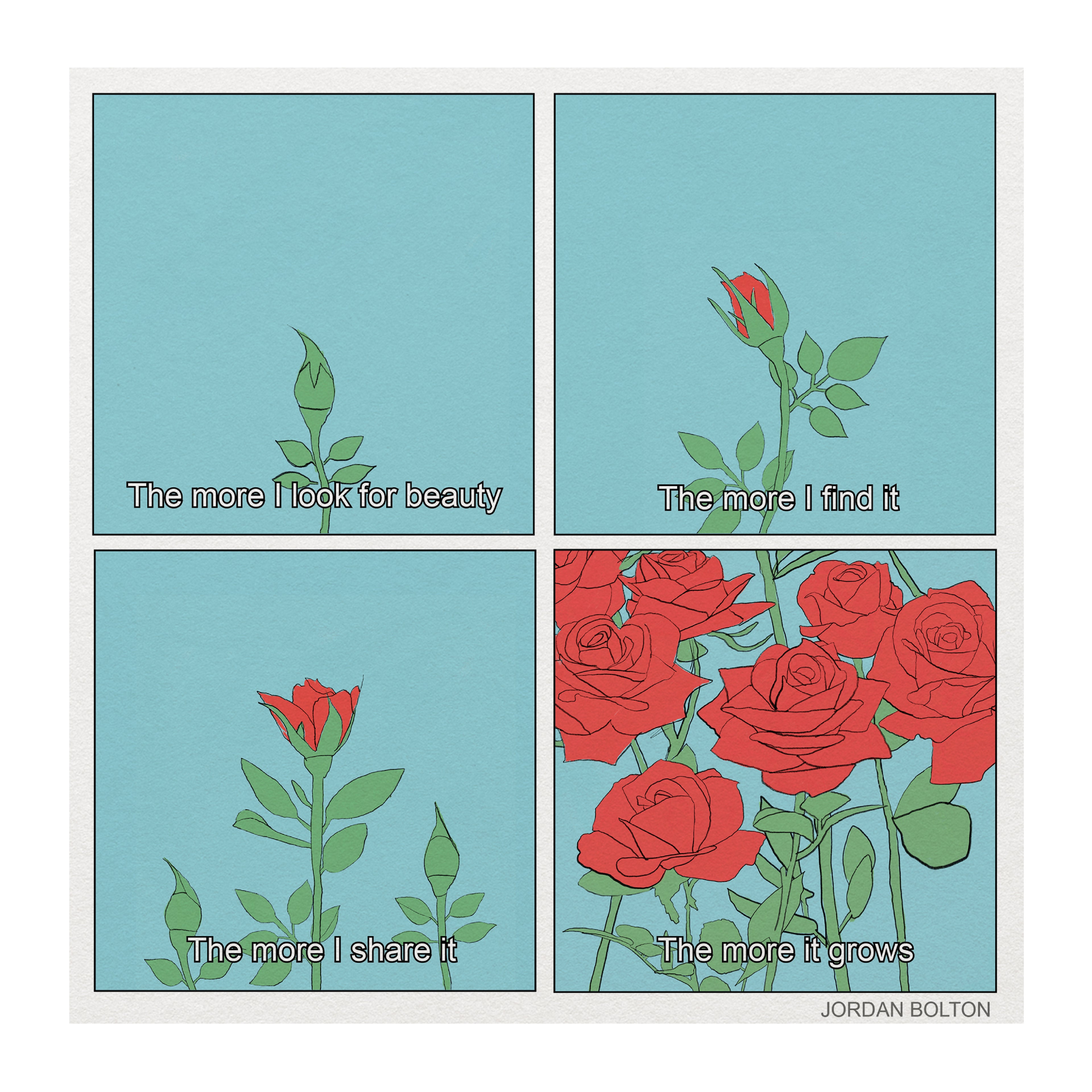 'Beauty' print
